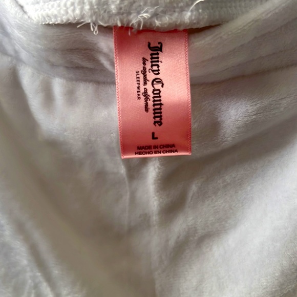 Juicy couture sleepwear velvety set NWT size L - Picture 7 of 7